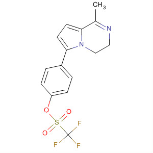 147581-23-5  acido metansolfonico, estere trifluoro-,4-(3,4-diidro-1-metilpirrolo[1,2-a]pirazin-6-il)fenile