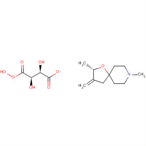 147816-26-0  1-Oxa-8-azaspiro[4.5]decane, 2,8-dimethyl-3-methylene-, (2S)-,(2R,3R)-2,3-dihydroxybutanedioate (1:1), monohydrate