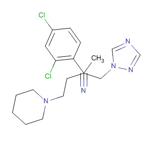 147847-79-8  3-Piperidinepropanenitrile,a-(2,4-dichlorophenyl)-1-methyl-a-(1H-1,2,4-triazol-1-ylmethyl)- 147847-79-8  3-Piperidinepropanenitrile,a-(2,4-dichlorophenyl)-1-methyl-a-(1H-1,2,4-triazol-1-ylmethyl)-