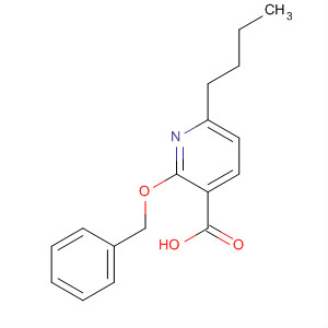 147876-47-9  3-Pyridinecarboxylic acid, 6-butyl-2-(phenylmethoxy)- 147876-47-9  3-Pyridinecarboxylic acid, 6-butyl-2-(phenylmethoxy)-