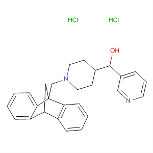 148127-43-9  3-Pyridinemethanol,a-[1-(9,10-methanoanthracen-9(10H)-ylmethyl)-4-piperidinyl]-,dihydrochloride