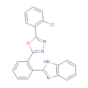 148438-33-9  1H-Benzimidazole,2-[2-[5-(2-chlorophenyl)-1,3,4-oxadiazol-2-yl]phenyl]-