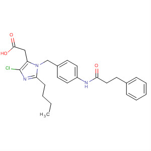 148549-96-6  1H-Imidazole-5-acetic acid,2-butyl-4-chloro-1-[[4-[(1-oxo-3-phenylpropyl)amino]phenyl]methyl]-