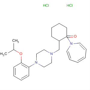 148557-12-4  1H-Azepine,hexahydro-1-[2-[[4-[2-(1-methylethoxy)phenyl]-1-piperazinyl]methyl]benzoyl]-, dihydrochloride
