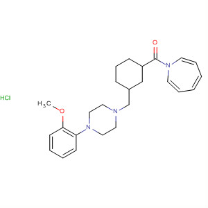 148557-47-5  1H-Azepine,hexahydro-1-[3-[[4-(2-methoxyphenyl)-1-piperazinyl]methyl]benzoyl]-,monohydrochloride