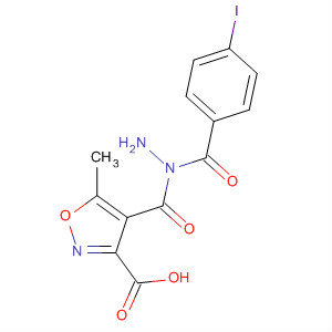 149110-13-4  3-Isoxazolecarboxylic acid, 5-methyl-, 2-(4-iodobenzoyl)hydrazide 149110-13-4  3-Isoxazolecarboxylic acid, 5-methyl-, 2-(4-iodobenzoyl)hydrazide