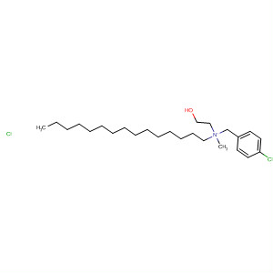 149124-40-3  1-Pentadecanaminium,N-[(4-chlorophenyl)methyl]-N-(2-hydroxyethyl)-N-methyl-, chloride