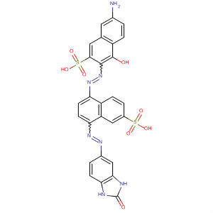 149340-47-6  2-Naphthalenesulfonic acid,7-amino-3-[[4-[(2,3-dihydro-2-oxo-1H-benzimidazol-5-yl)azo]-6-sulfo-1-naphthalenyl]azo]-4-hydroxy-