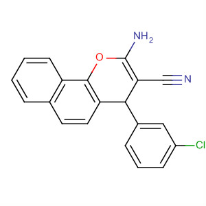 149550-44-7  4H-Naphtho[1,2-b]pyran-3-carbonitrile, 2-amino-4-(3-chlorophenyl)-