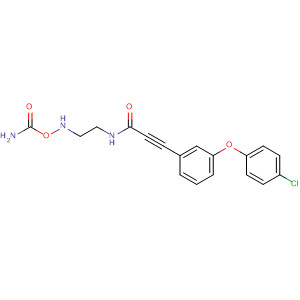 149609-61-0  2-Propynamide,N-[2-[(aminocarbonyl)hydroxyamino]ethyl]-3-[3-(4-chlorophenoxy)phenyl]-