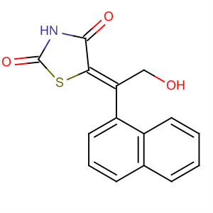149912-55-0  2,4-Thiazolidinedione, 5-[2-hydroxy-1-(1-naphthalenyl)ethylidene]-, (E)-