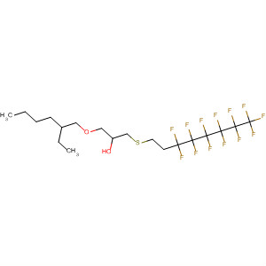 149997-46-6  2-Propanol,1-[(2-ethylhexyl)oxy]-3-[(3,3,4,4,5,5,6,6,7,7,8,8,8-tridecafluorooctyl)thio]-