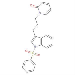 150279-47-3  1H-Indole, 3-[3-(2-oxo-1(2H)-pyridinyl)propyl]-1-(phenylsulfonyl)-