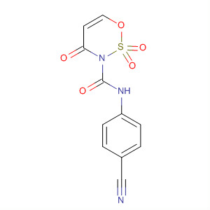 150436-34-3  1,2,3-Oxathiazine-3(4H)-carboxamide, N-(4-cyanophenyl)-4-oxo-,2,2-dioxide