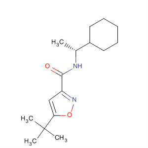 150516-84-0  3-Isoxazolecarboxamide, N-(1-cyclohexylethyl)-5-(1,1-dimethylethyl)-,(R)- 150516-84-0  3-Isoxazolecarboxamide, N-(1-cyclohexylethyl)-5-(1,1-dimethylethyl)-,(R)-