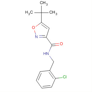 150517-01-4  3-Isoxazolecarboxamide,N-[(2-chlorophenyl)methyl]-5-(1,1-dimethylethyl)-