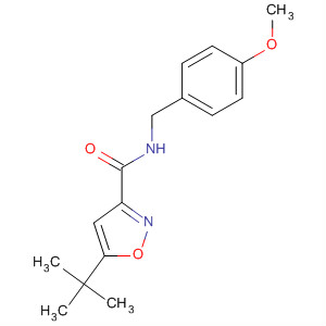 150517-05-8  3-Isoxazolecarboxamide,5-(1,1-dimethylethyl)-N-[(4-methoxyphenyl)methyl]-