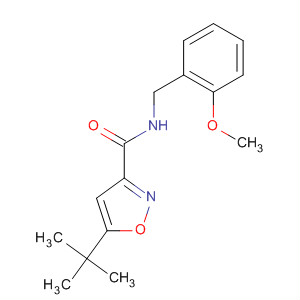 150517-06-9  3-Isoxazolecarboxamide,5-(1,1-dimethylethyl)-N-[(2-methoxyphenyl)methyl]-