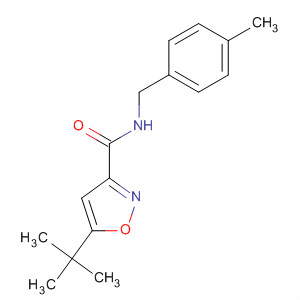 150517-19-4  3-Isoxazolecarboxamide,5-(1,1-dimethylethyl)-N-[(4-methylphenyl)methyl]-