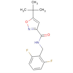 150517-23-0  3-Isoxazolecarboxamide,N-[(2,6-difluorophenyl)methyl]-5-(1,1-dimethylethyl)-