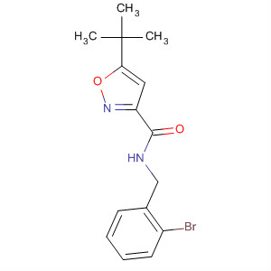 150517-26-3  3-Isoxazolecarboxamide,N-[(2-bromophenyl)methyl]-5-(1,1-dimethylethyl)-