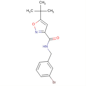 150517-27-4  3-Isoxazolecarboxamide,N-[(3-bromophenyl)methyl]-5-(1,1-dimethylethyl)-