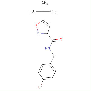 150517-28-5  3-Isoxazolecarboxamide,N-[(4-bromophenyl)methyl]-5-(1,1-dimethylethyl)-
