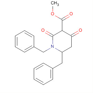 150708-65-9  3-Piperidinecarboxylic acid, 2,4-dioxo-1,6-bis(phenylmethyl)-, methylester 150708-65-9  3-Piperidinecarboxylic acid, 2,4-dioxo-1,6-bis(phenylmethyl)-, methylester