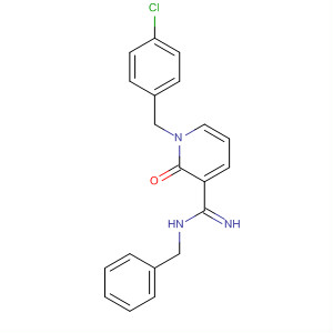 150970-97-1  3-Pyridinecarboximidamide,1-[(4-chlorophenyl)methyl]-1,2-dihydro-2-oxo-N-(phenylmethyl)-