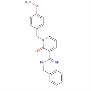 150971-01-0  3-Pyridinecarboximidamide,1,2-dihydro-1-[(4-methoxyphenyl)methyl]-2-oxo-N-(phenylmethyl)-
