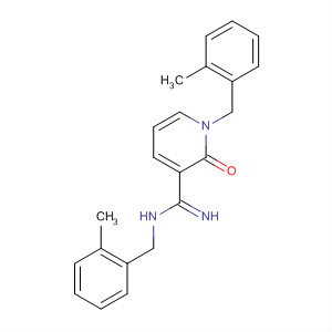 150971-04-3  3-Pyridinecarboximidamide,1,2-dihydro-N,1-bis[(2-methylphenyl)methyl]-2-oxo-