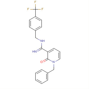 150971-09-8  3-Pyridinecarboximidamide,1,2-dihydro-2-oxo-1-(phenylmethyl)-N-[[4-(trifluoromethyl)phenyl]methyl]-