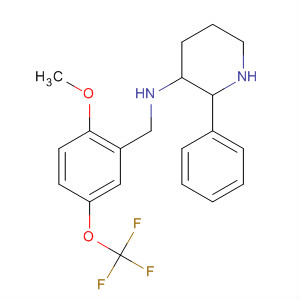 151003-36-0  3-Piperidinamine,N-[[2-methoxy-5-(trifluoromethoxy)phenyl]methyl]-2-phenyl-, cis-