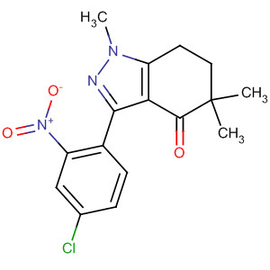 141125-93-1  4H-Indazol-4-one,3-(4-chloro-2-nitrophenyl)-1,5,6,7-tetrahydro-1,5,5-trimethyl-