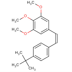 141172-11-4  Benzene, 5-[2-[4-(1,1-dimethylethyl)phenyl]ethenyl]-1,2,3-trimethoxy-,(Z)-