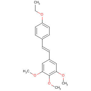 141172-15-8  Benzene, 5-[2-(4-ethoxyphenyl)ethenyl]-1,2,3-trimethoxy-, (E)-