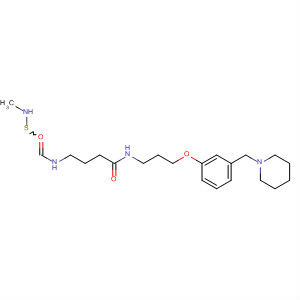 141184-01-2  Butanamide,4-[[(methylamino)thioxomethyl]amino]-N-[3-[3-(1-piperidinylmethyl)phenoxy]propyl]-