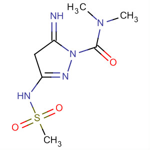 141193-04-6  1H-Pyrazole-1-carboxamide,4,5-dihydro-5-imino-N,N-dimethyl-3-[(methylsulfonyl)amino]-