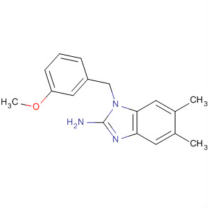 141211-29-2  1H-Benzimidazol-2-amine, 1-[(3-methoxyphenyl)methyl]-5,6-dimethyl-