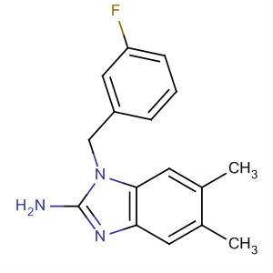 141211-30-5  1H-Benzimidazol-2-amine, 1-[(3-fluorophenyl)methyl]-5,6-dimethyl-