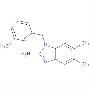 141211-31-6  1H-Benzimidazol-2-amine, 5,6-dimethyl-1-[(3-methylphenyl)methyl]-