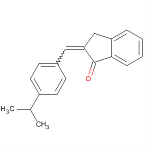 141247-26-9  1H-Inden-1-one, 2,3-dihydro-2-[[4-(1-methylethyl)phenyl]methylene]-