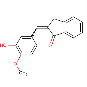 141247-27-0  1H-Inden-1-one,2,3-dihydro-2-[(3-hydroxy-4-methoxyphenyl)methylene]-