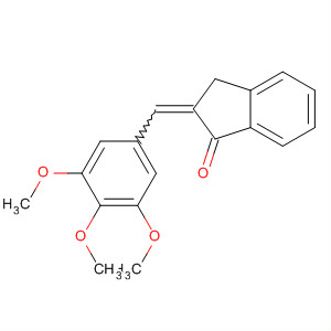 141247-28-1  1H-Inden-1-one, 2,3-dihydro-2-[(3,4,5-trimethoxyphenyl)methylene]-