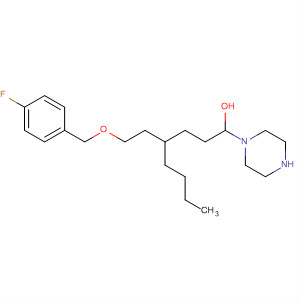 141267-68-7  1-Piperazineoctanol, 4-[2-[(4-fluorophenyl)methoxy]ethyl]-