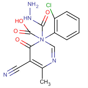 141277-00-1  3-Pyridazinecarboxylic acid,1-(2-chlorophenyl)-5-cyano-1,6-dihydro-4-methyl-6-oxo-, hydrazide 141277-00-1  3-Pyridazinecarboxylic acid,1-(2-chlorophenyl)-5-cyano-1,6-dihydro-4-methyl-6-oxo-, hydrazide