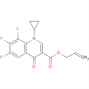 141290-03-1  3-Quinolinecarboxylic acid,1-cyclopropyl-6,7,8-trifluoro-1,4-dihydro-4-oxo-, 2-propenyl ester
