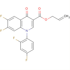 141290-05-3  3-Quinolinecarboxylic acid,1-(2,4-difluorophenyl)-6,7-difluoro-1,4-dihydro-4-oxo-, 2-propenyl ester