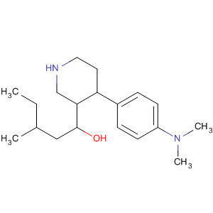 141360-65-8  3-Piperidinemethanol, 4-[4-(dimethylamino)phenyl]-1-(2-methylbutyl)-