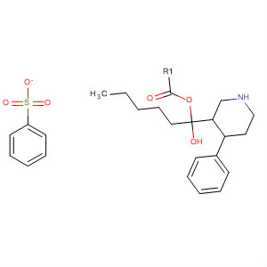 141360-71-6  3-Piperidinemethanol, 1-pentyl-4-phenyl-, benzenesulfonate (ester) 141360-71-6  3-Piperidinemethanol, 1-pentyl-4-phenyl-, benzenesulfonate (ester)